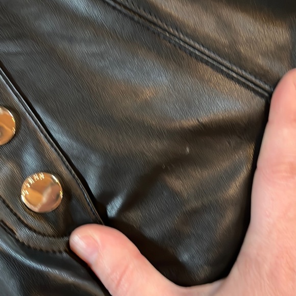 Guess faux leather moto skinny leggings - Picture 4 of 6